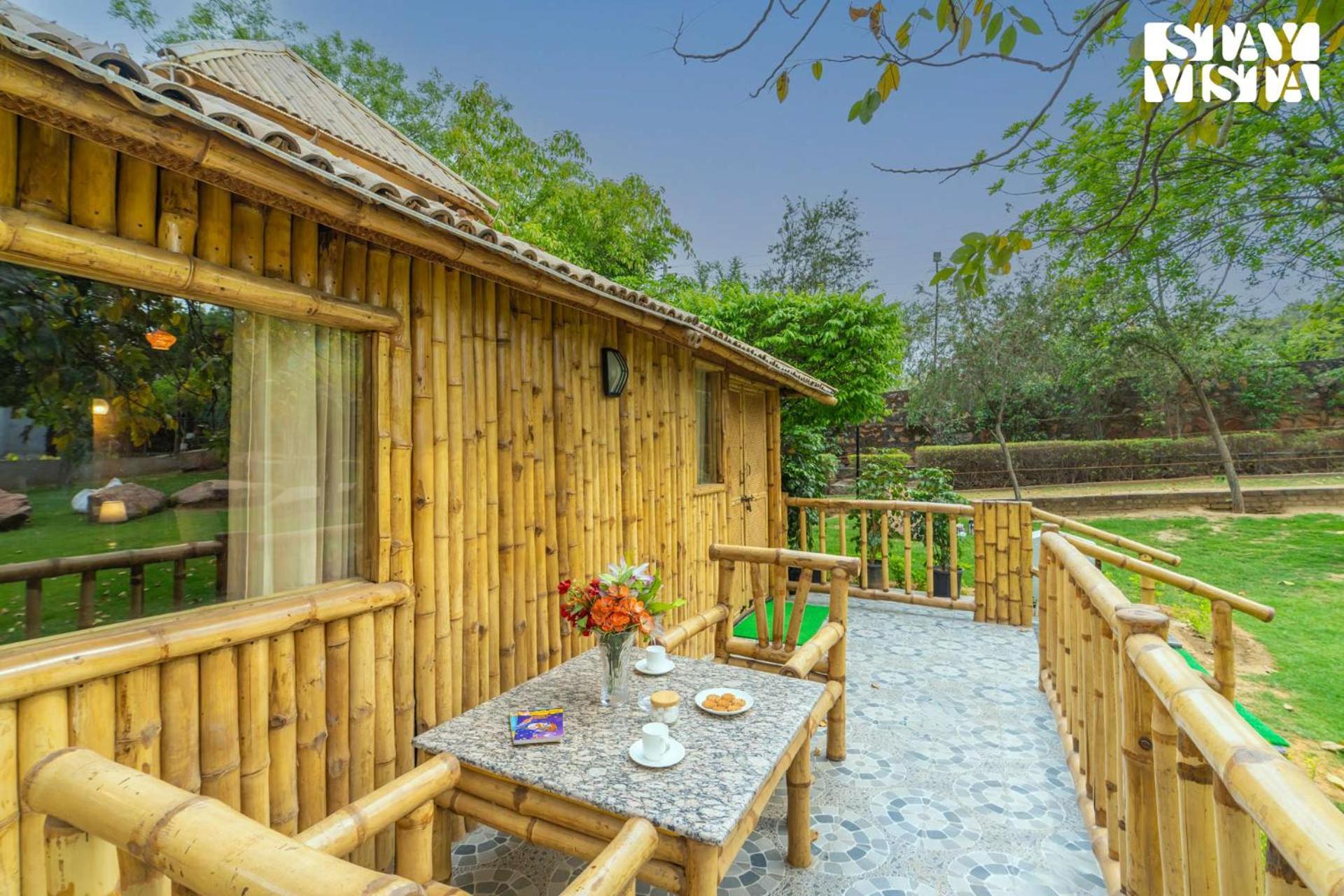 Stayvista At Maple Farms With Pool, Bbq & Bonfire Sohna 外观 照片
