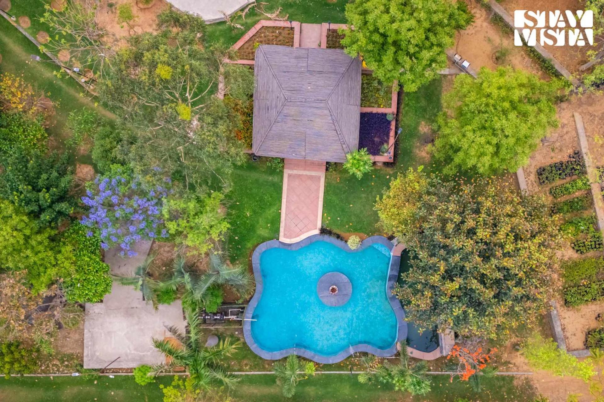 Stayvista At Maple Farms With Pool, Bbq & Bonfire Sohna 外观 照片